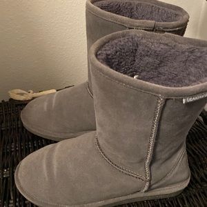Gray Warm Boots
